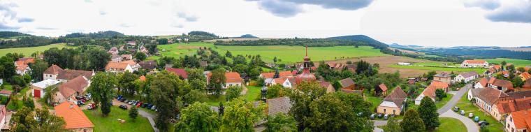 Zvíkovec panorama