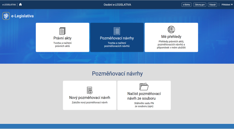 Systém e-Legislativa